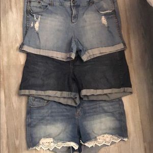 Plus Size Jean Short Bundle